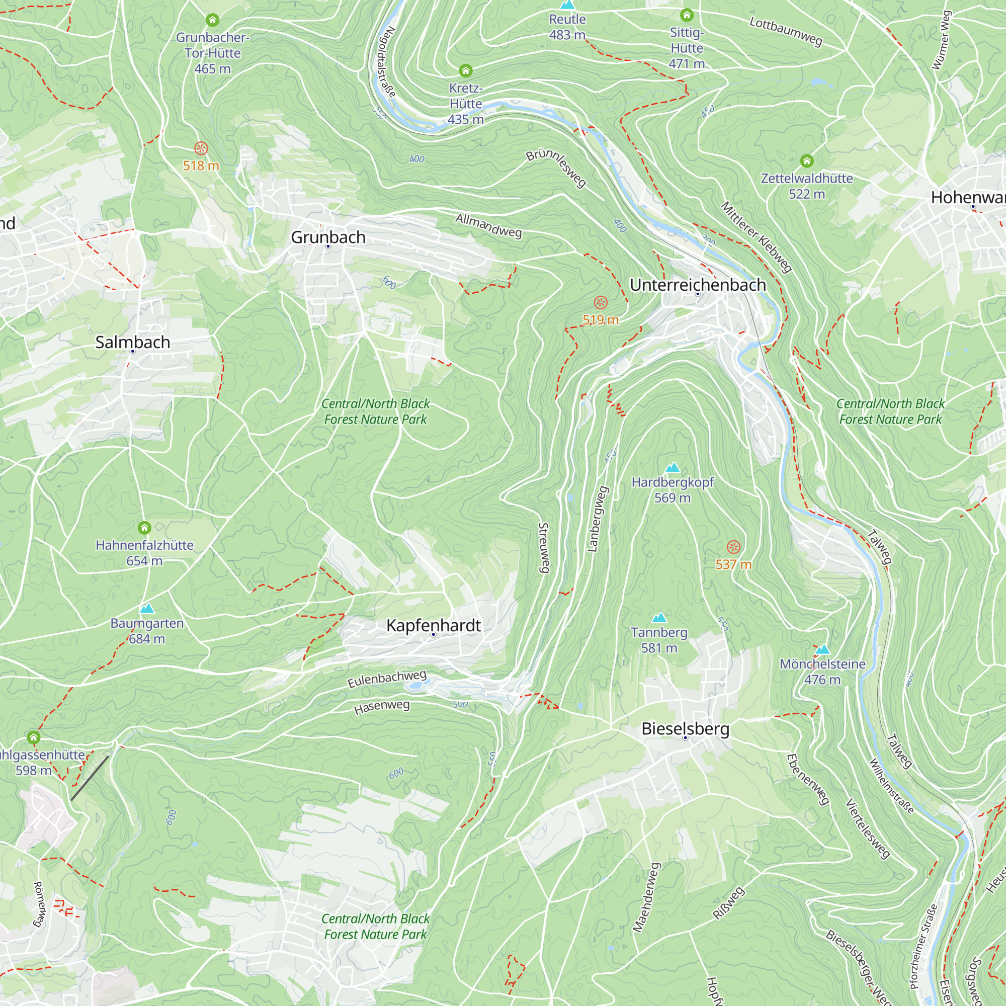 Jägerhütte map