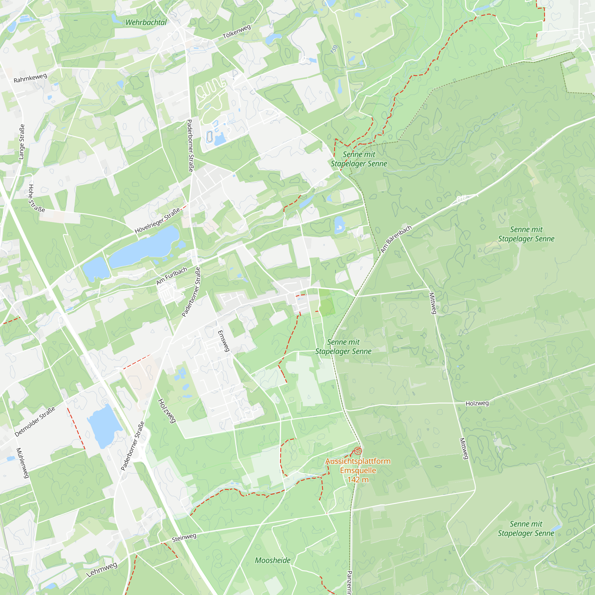 Ems-Erlebniswelt map