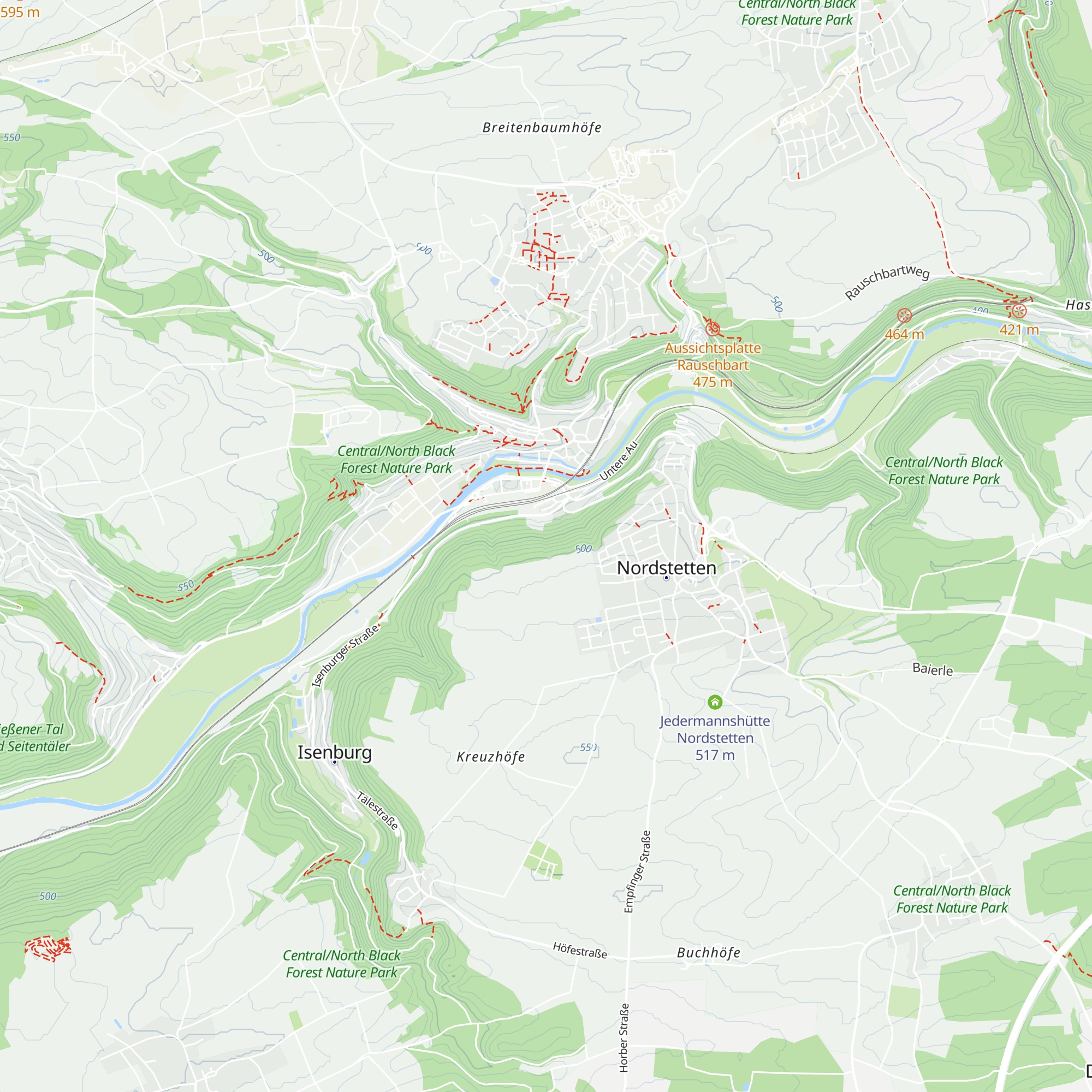 Martinshütte map