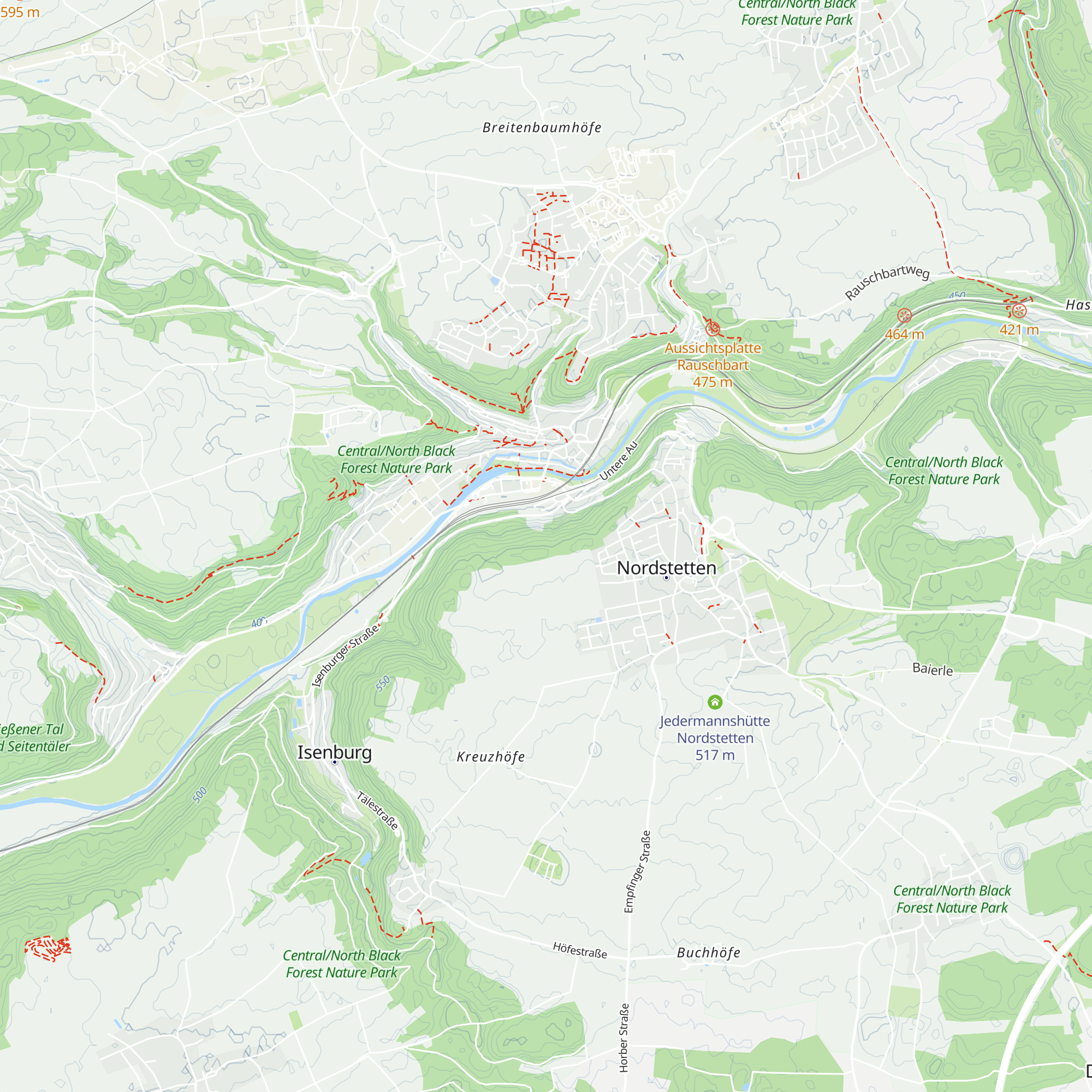 Martinshütte map