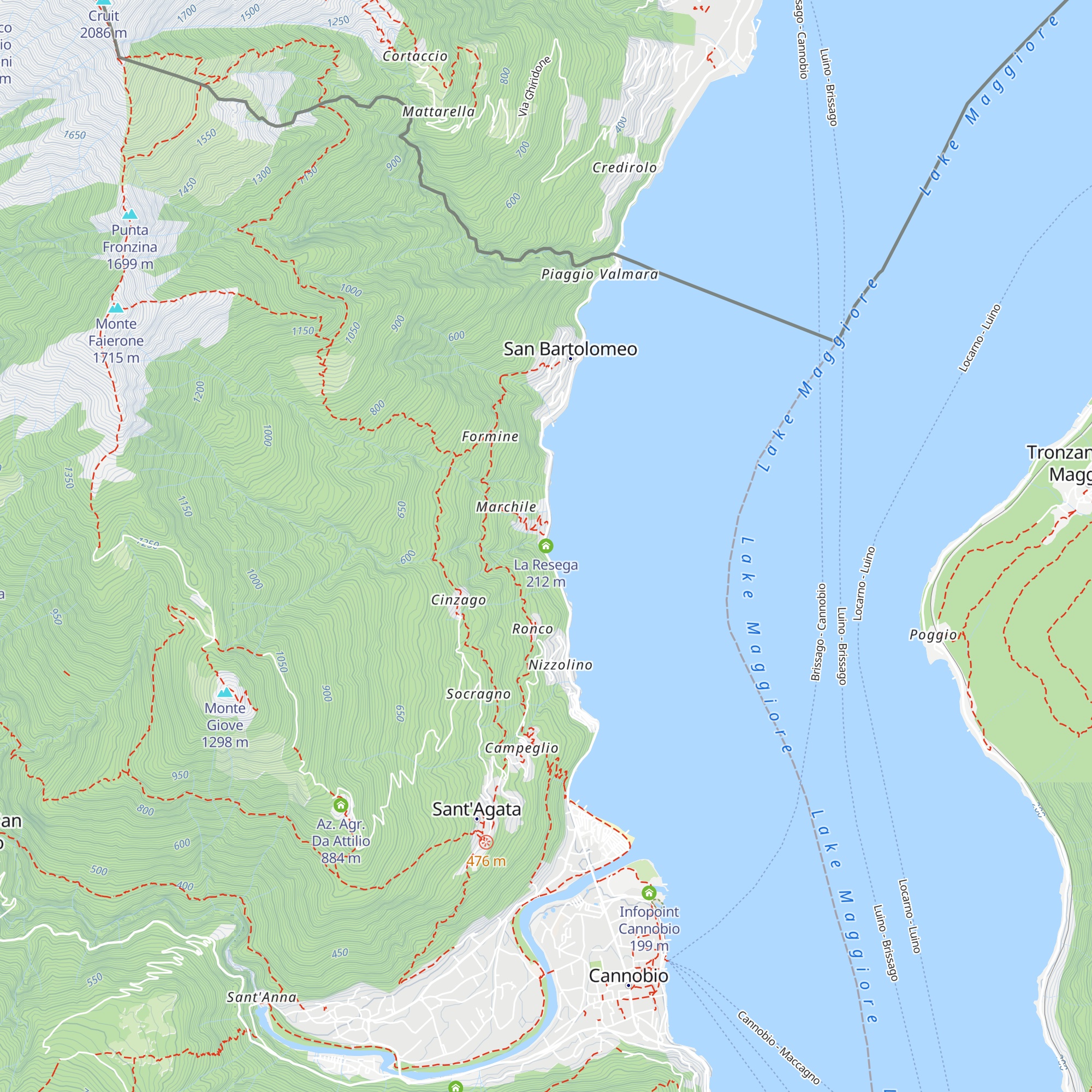 La Resega map