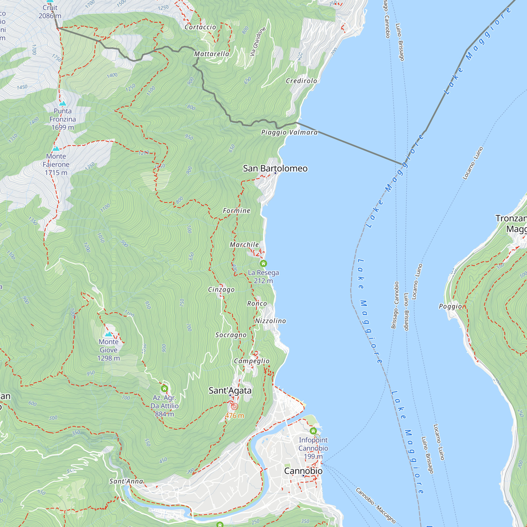 La Resega map
