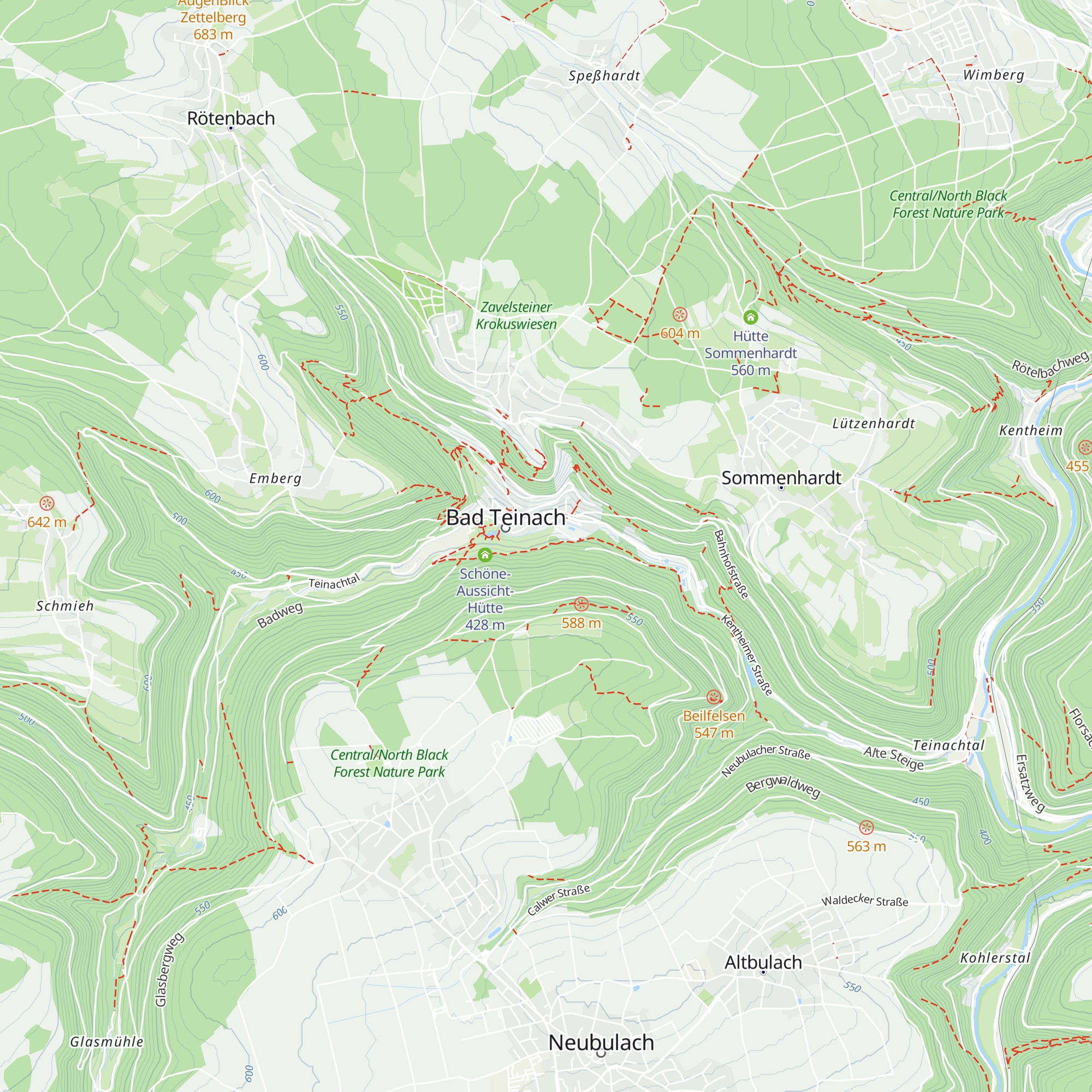 Scheffel-Hütte map