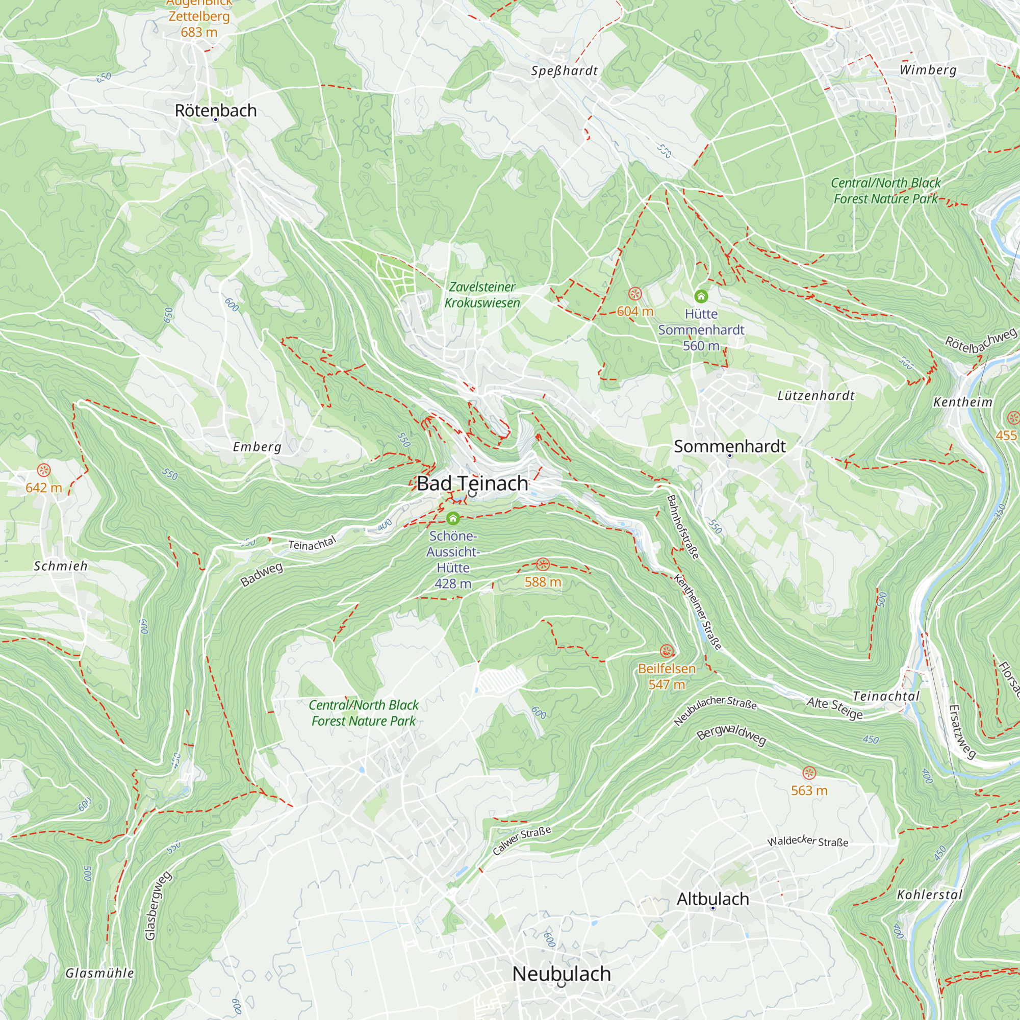 Scheffel-Hütte map