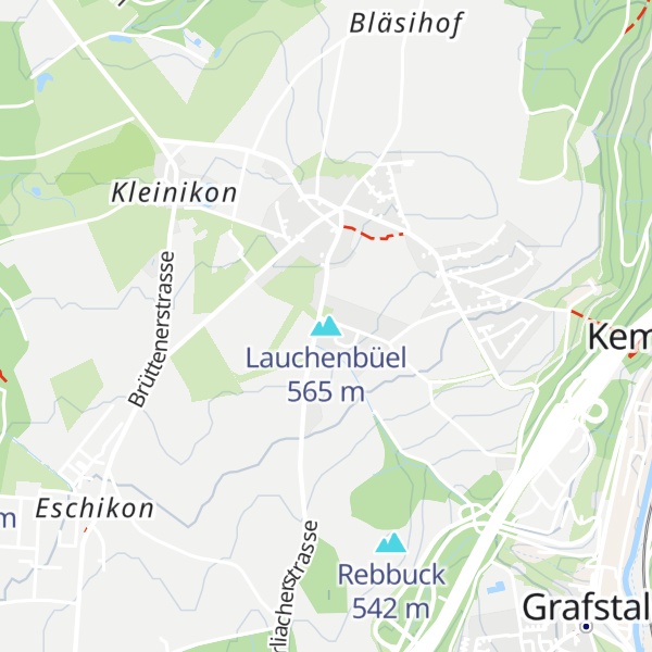 Map of Lauchenbüel