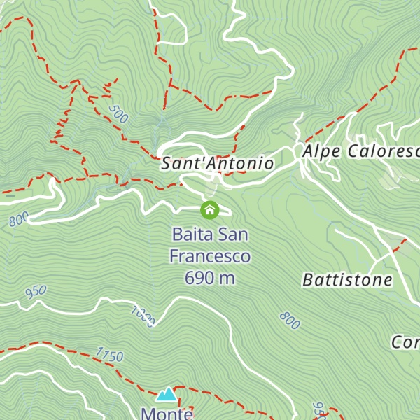 Map of Baita San Francesco