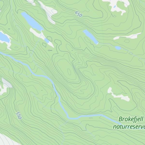Map of Bjørndalsnut