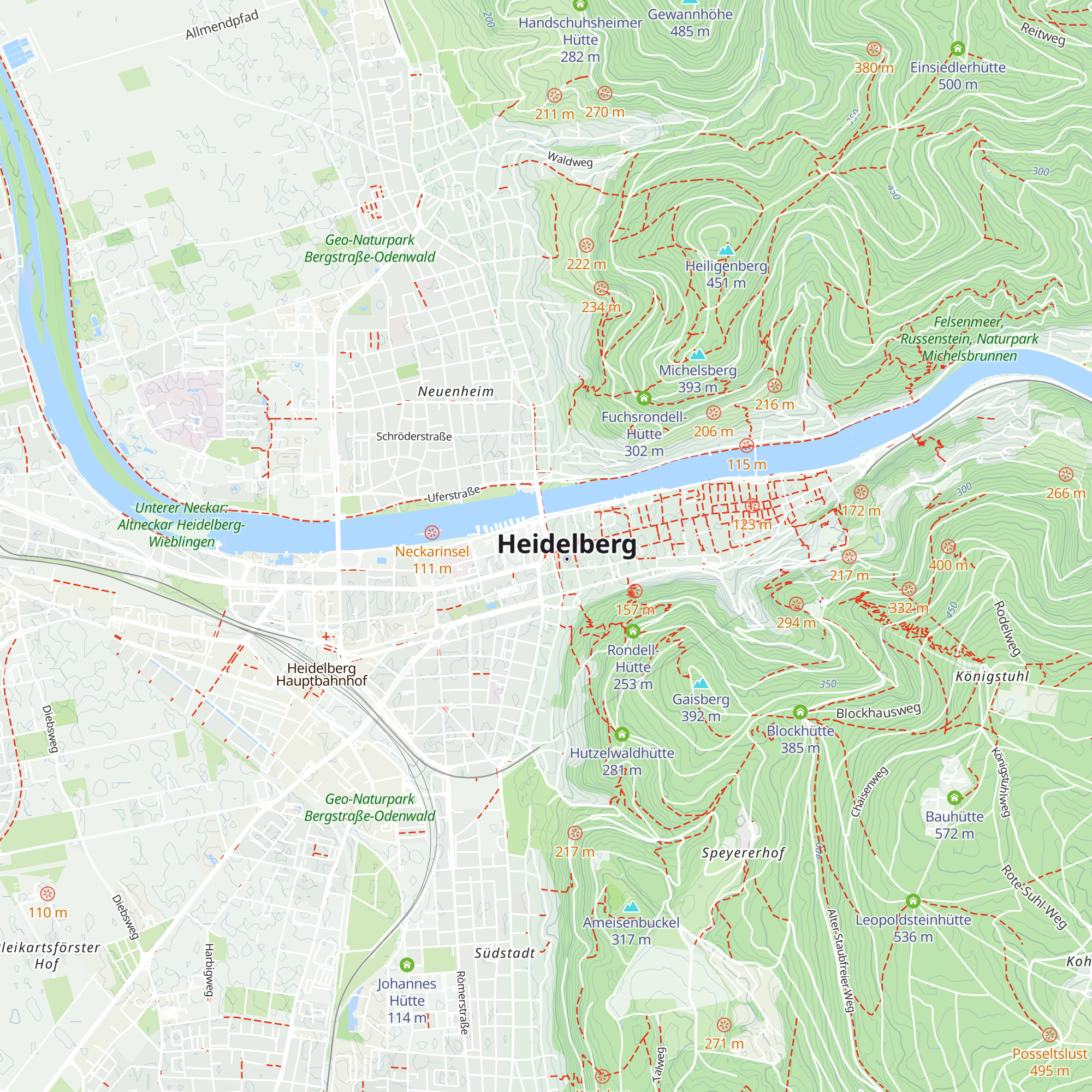 Tourist Information map