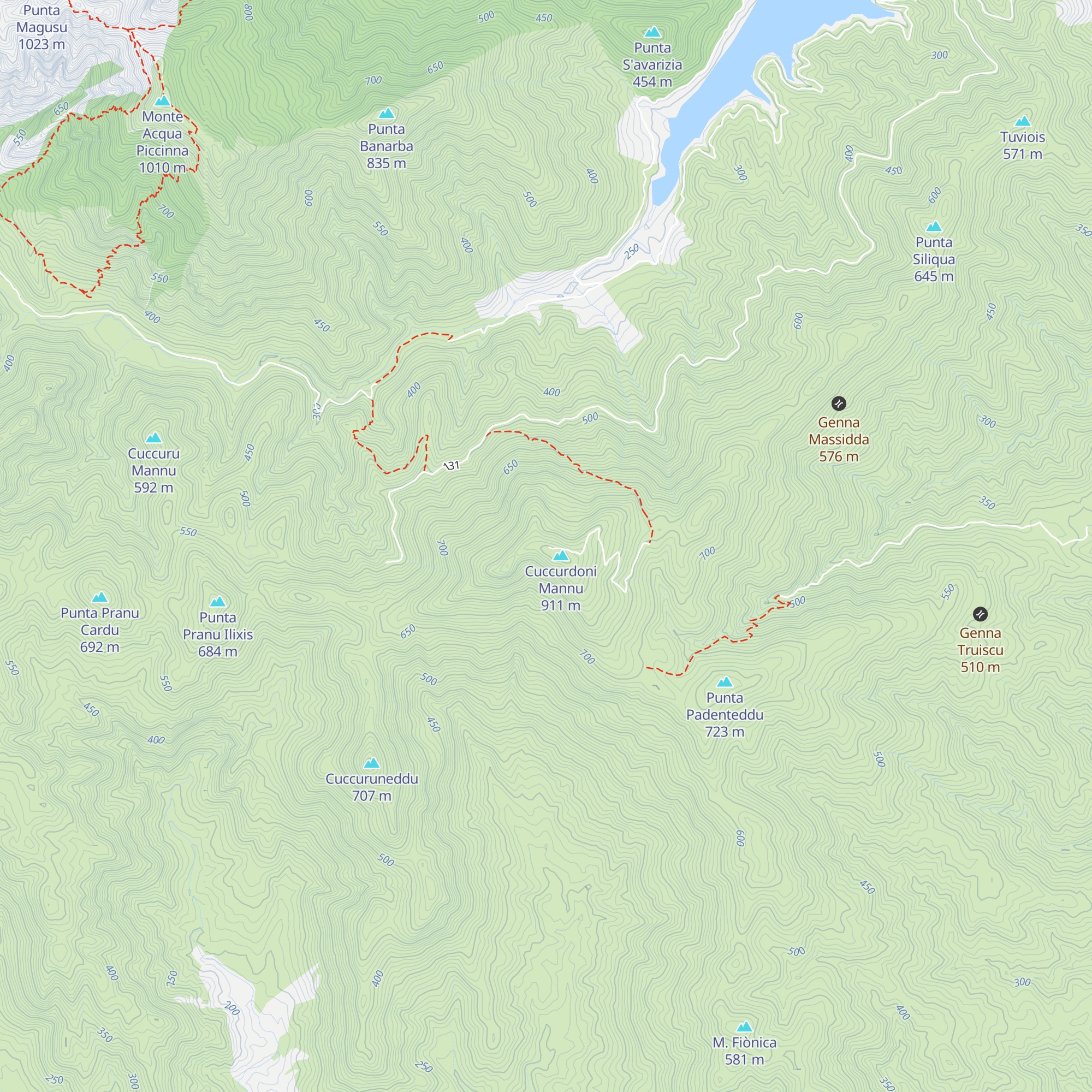 Rifugio Muntoni map