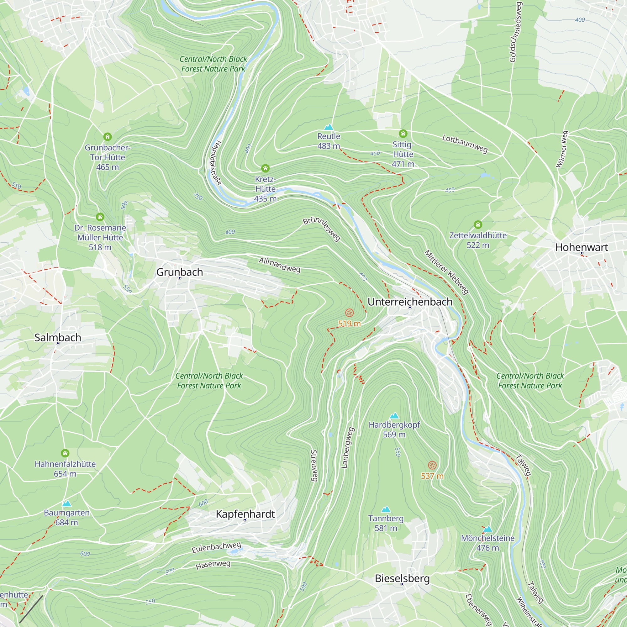 Schweine-Grube-Hütte map