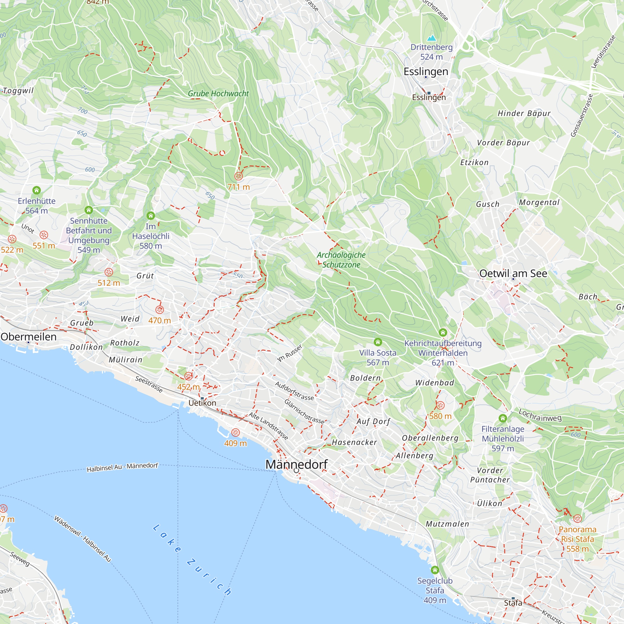 Pfadihütte Falkenburg map