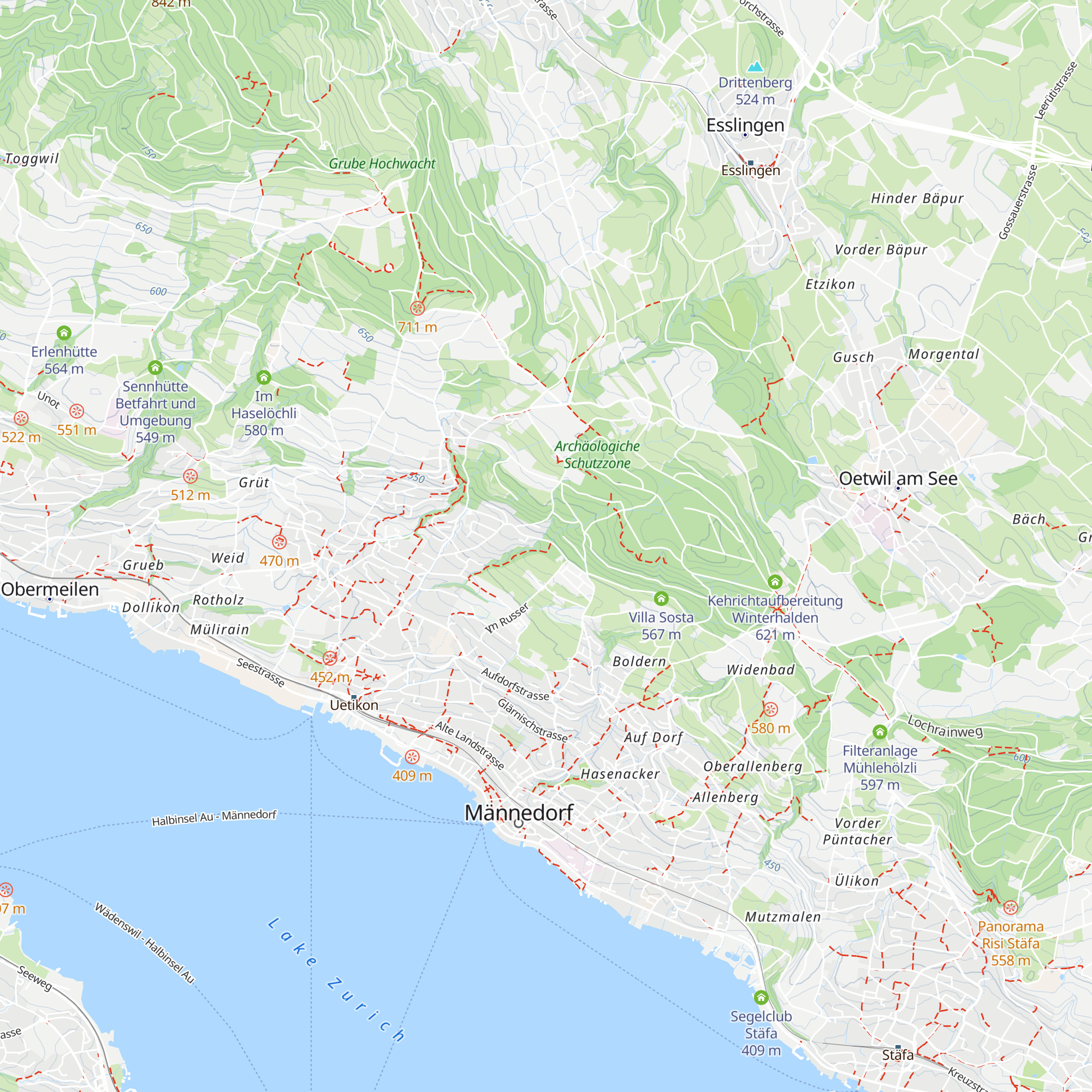 Pfadihütte Falkenburg map