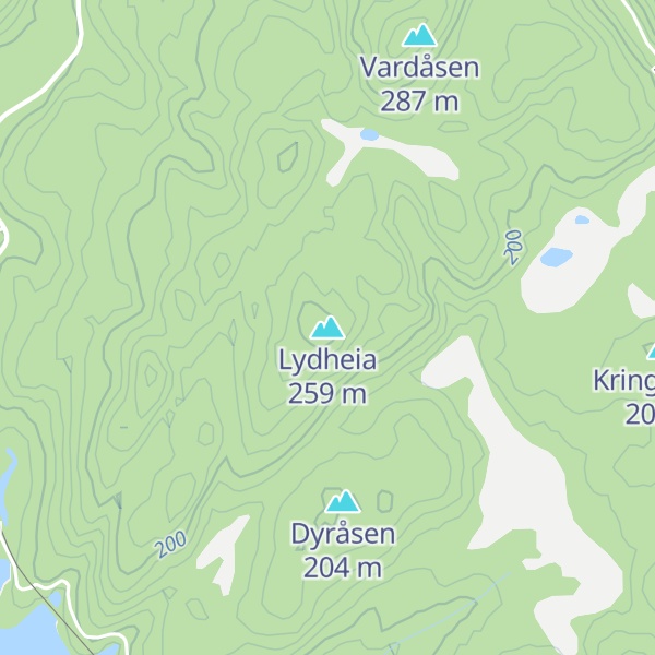 Map of Lydheia