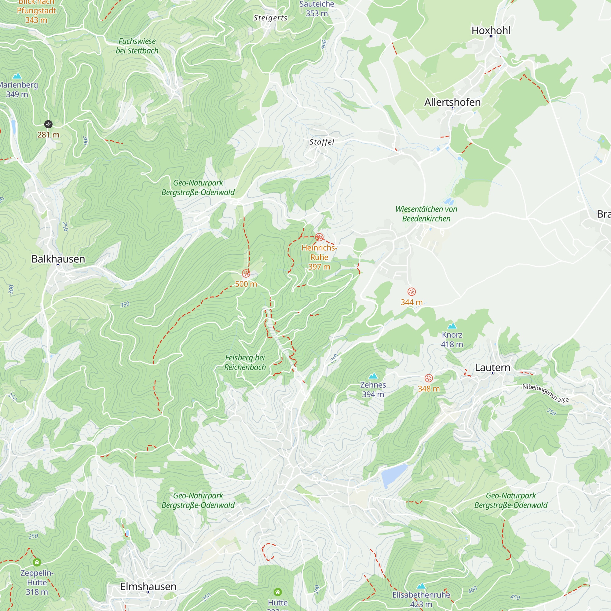 Seegerhütte map