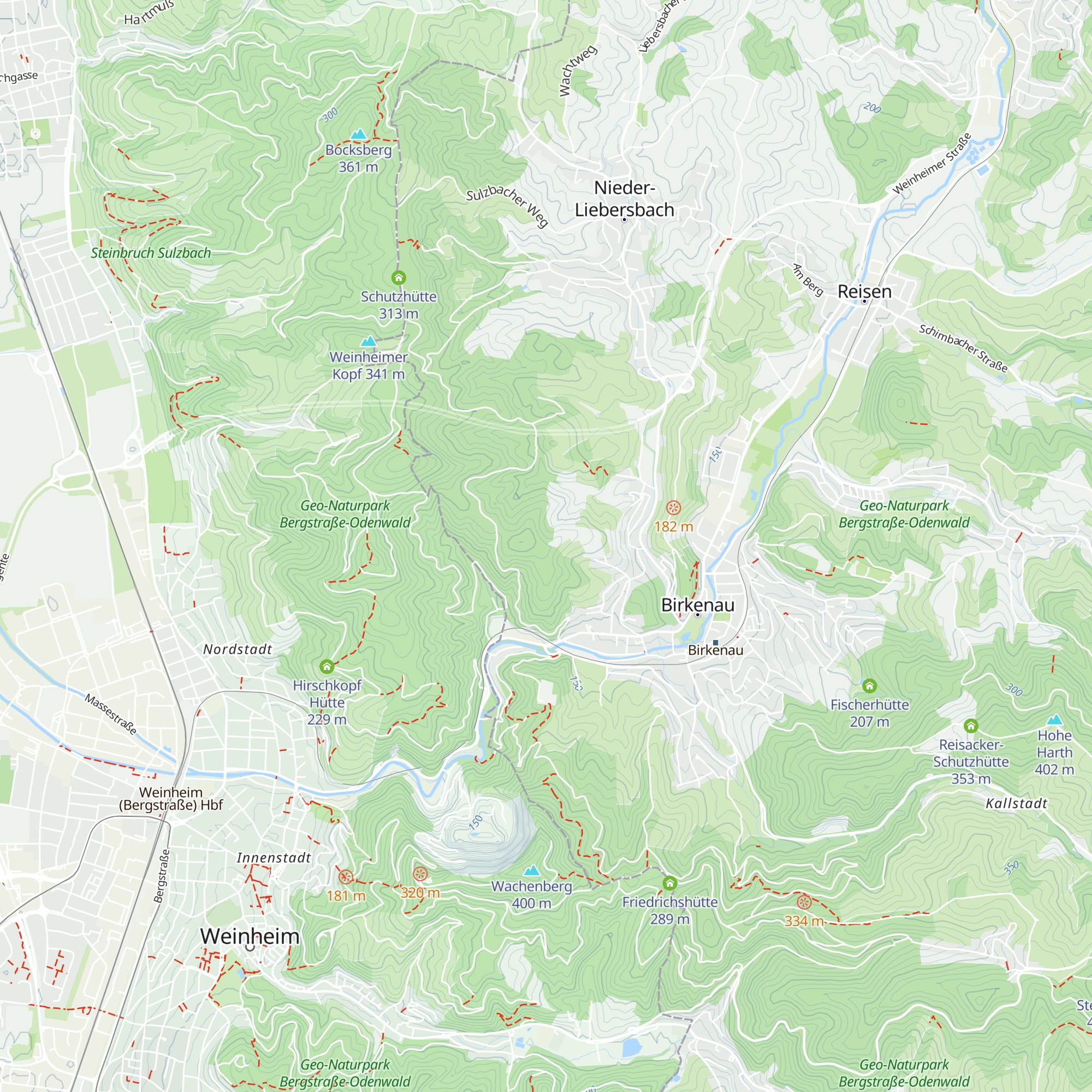 Schutzhütte map