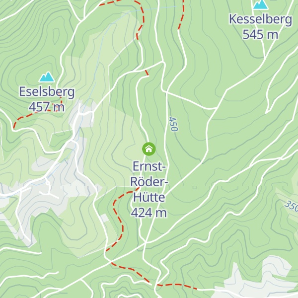 Map of Ernst-Röder-Hütte