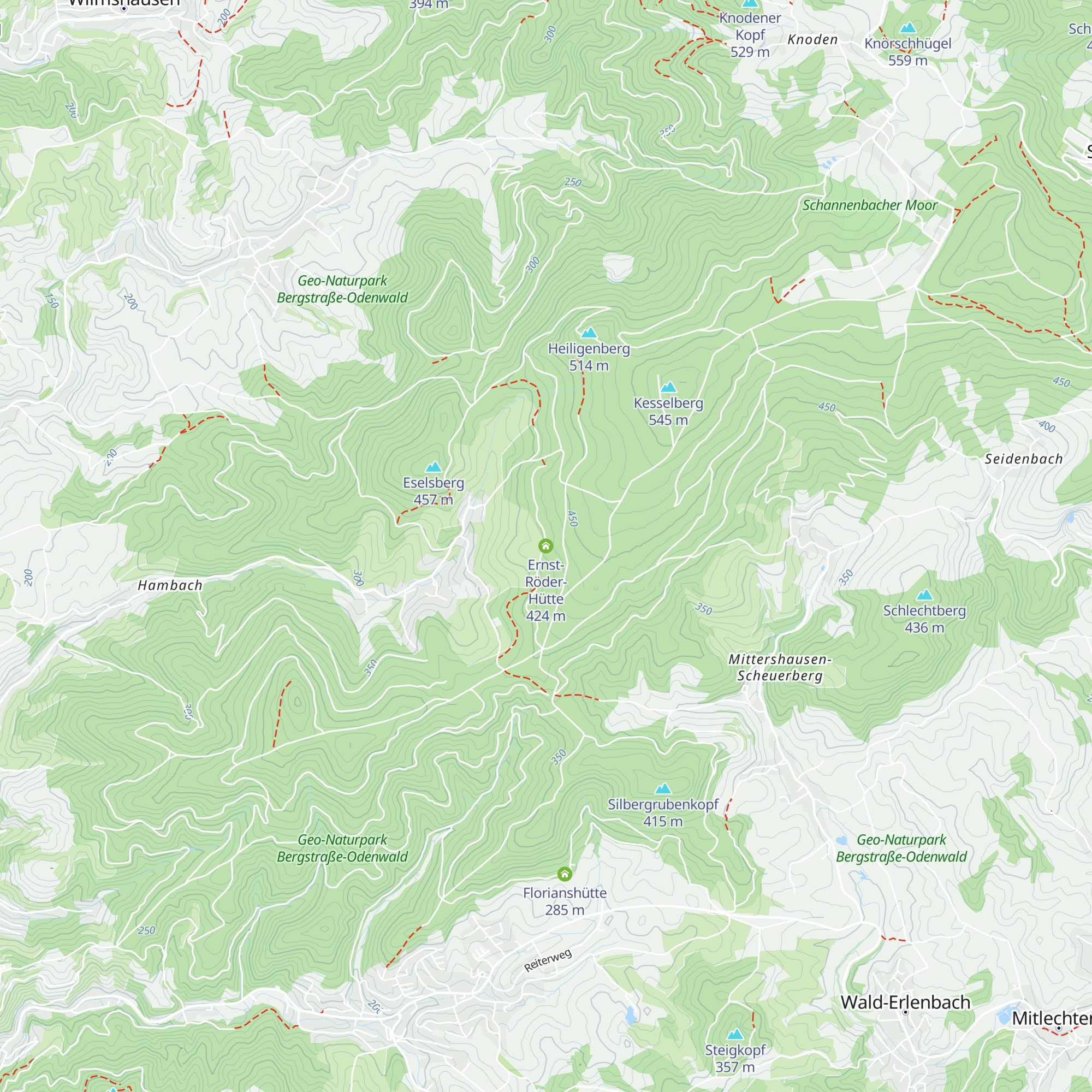 Ernst-Röder-Hütte map