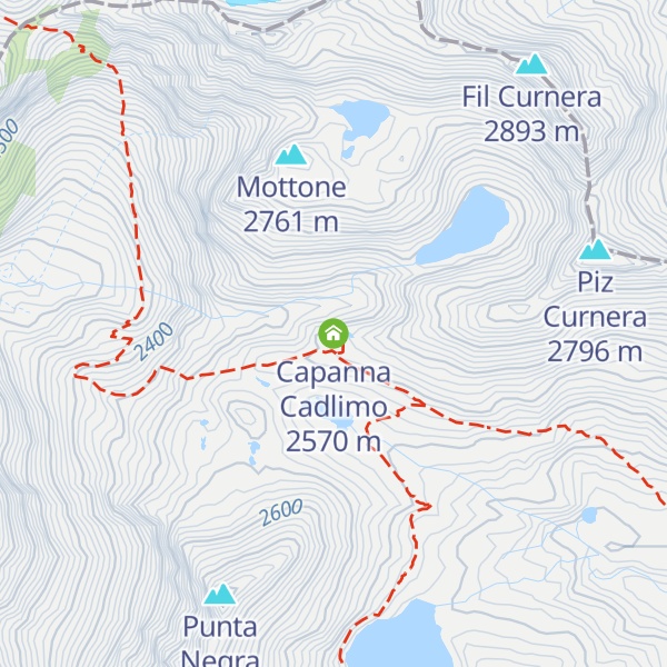 Map of Capanna Cadlimo