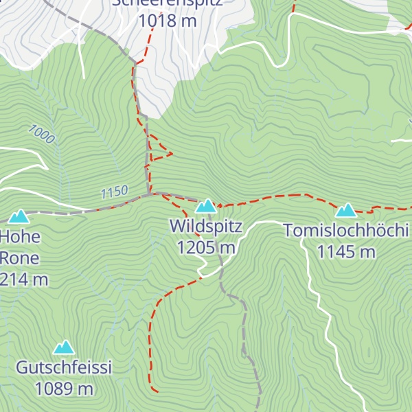 Map of Wildspitz