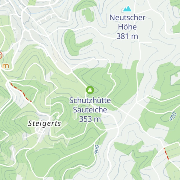 Map of Schutzhütte Sauteiche
