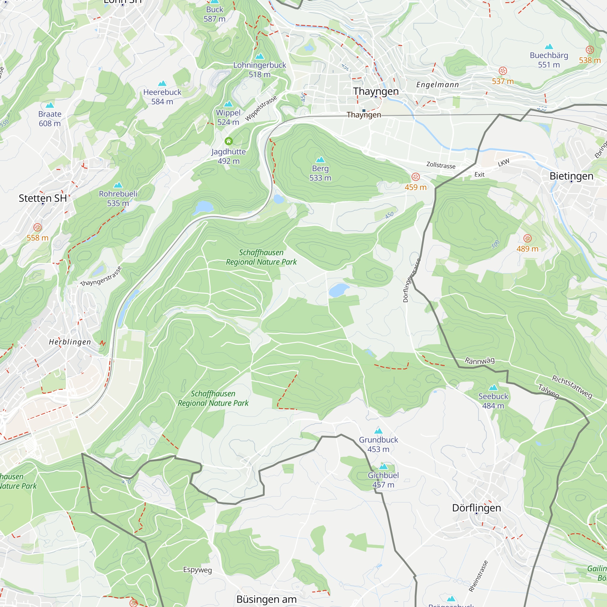 Neuhauhütte map