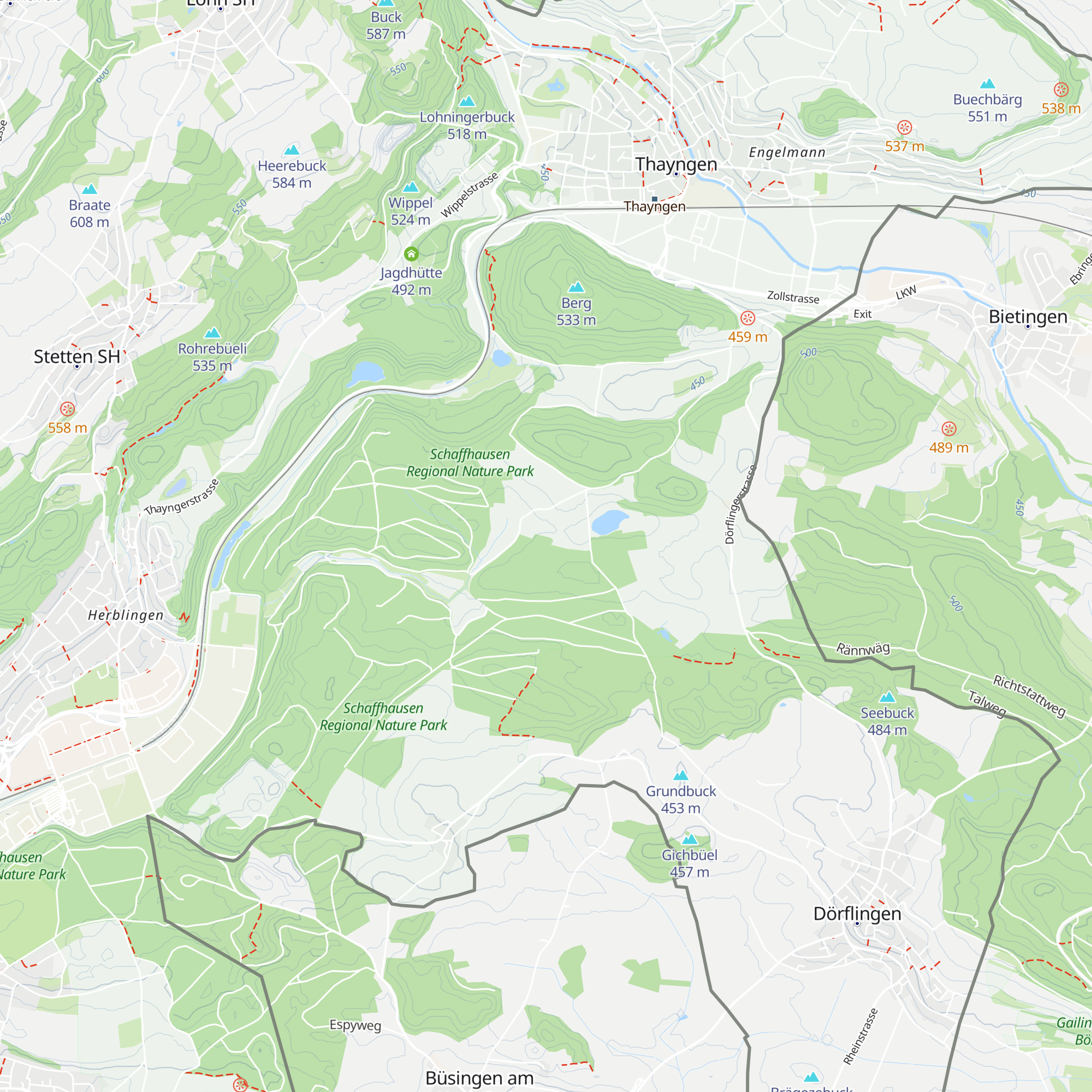 Neuhauhütte map