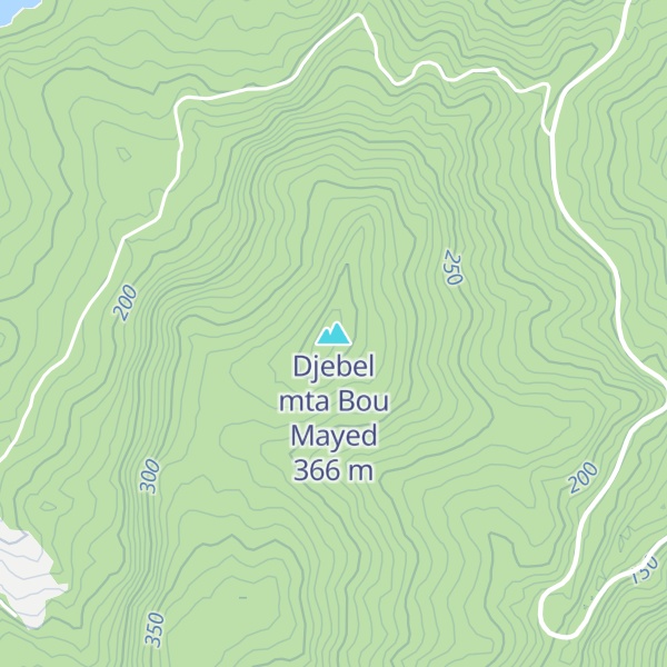 Map of Djebel mta Bou Mayed