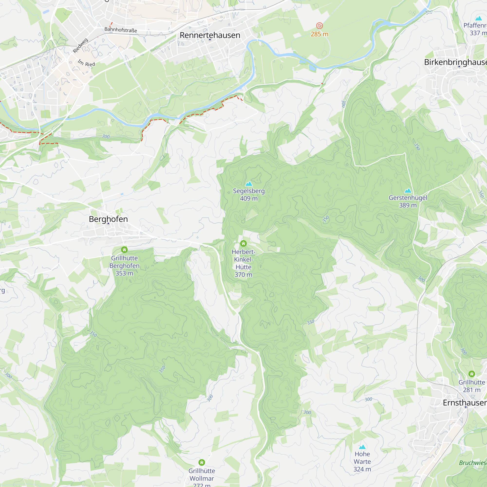 Herbert-Kinkel-Hütte map