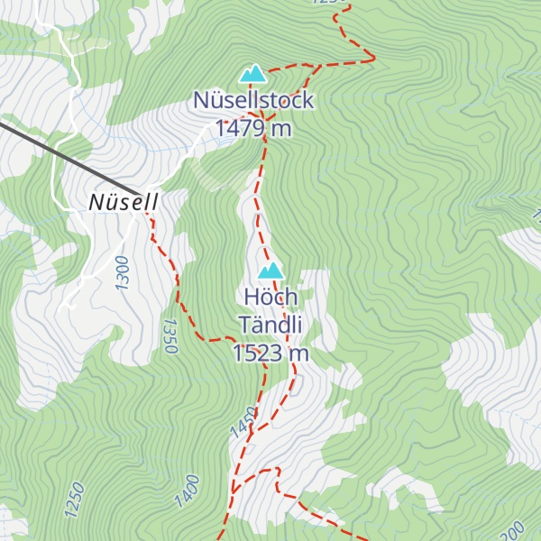 Map of Höch Tändli