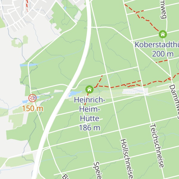 Map of Heinrich-Heim-Hütte