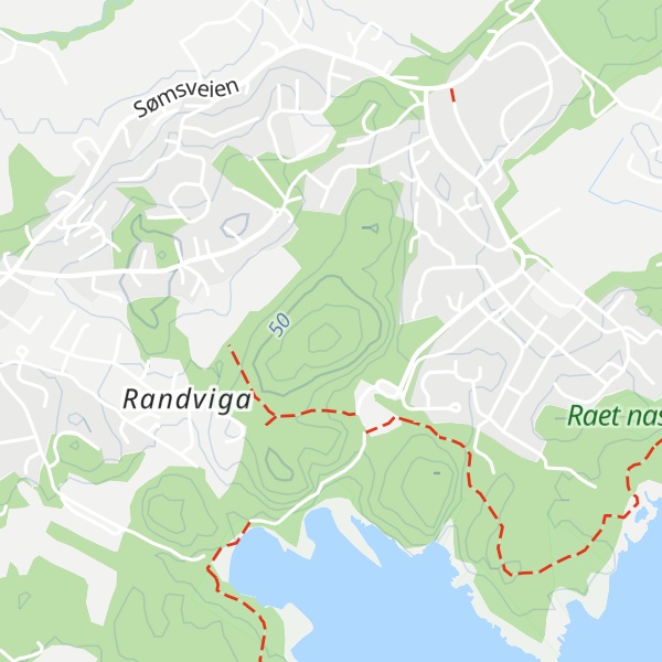Map of Trollefjell