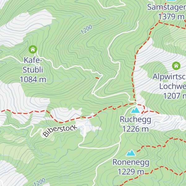 Map of Forsthüttli Biberstockhöchi