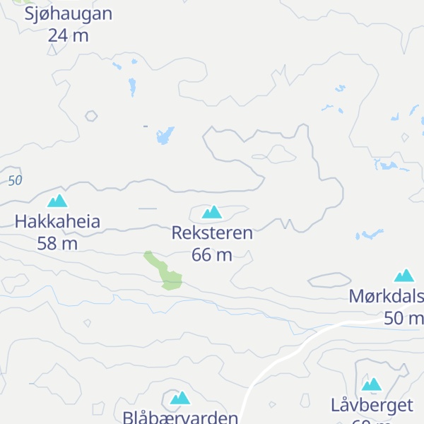 Map of Reksteren