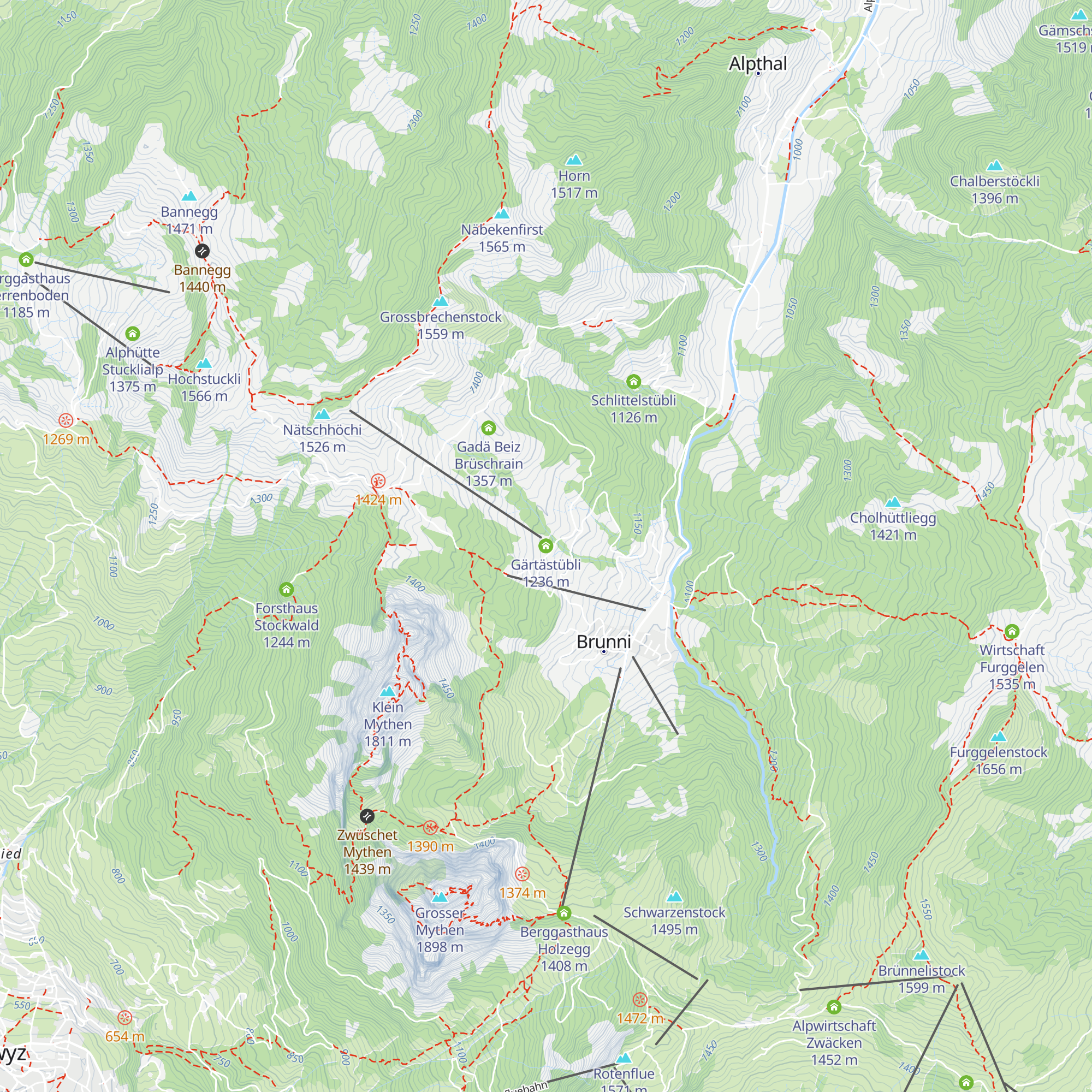 Gärtästübli map