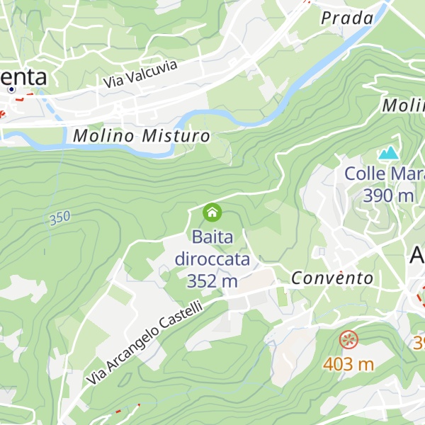 Map of Baita diroccata