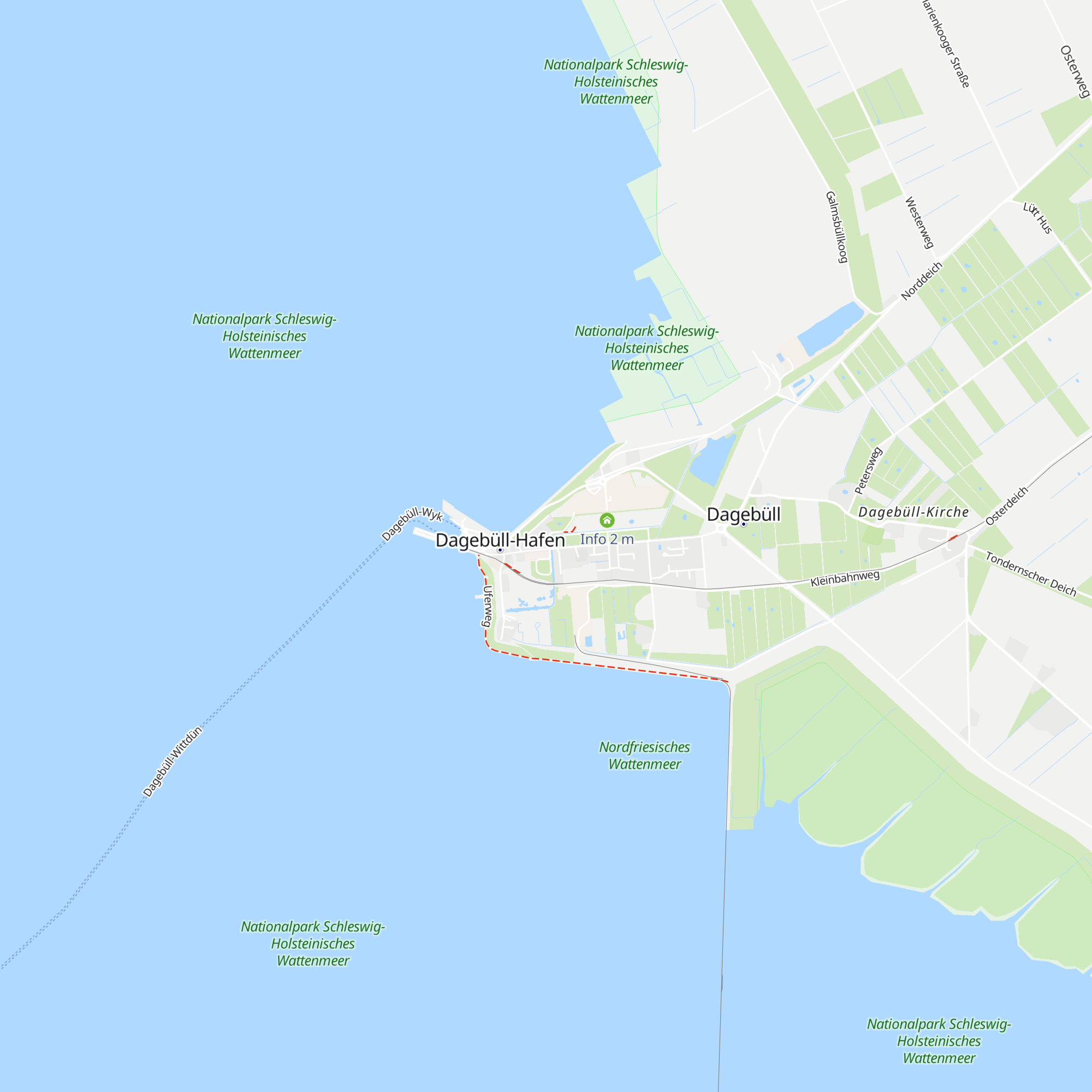 Nordfriesland Tourismus map