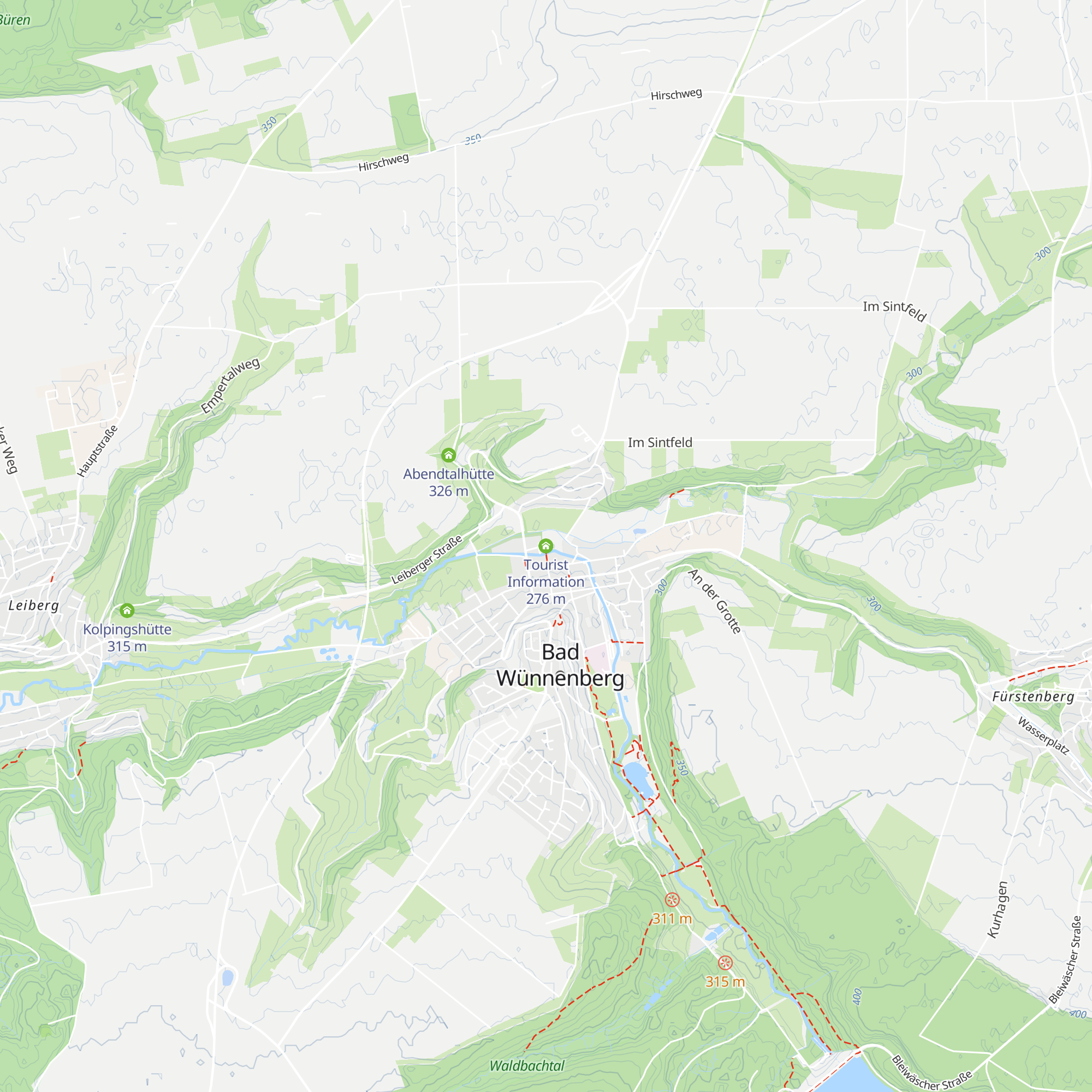 Tourist Information map