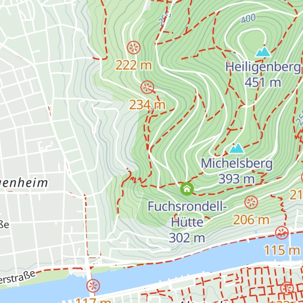 Map of Mönchberg-Hütte