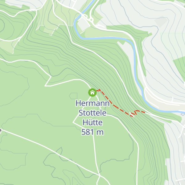 Map of Hermann Stottele Hütte
