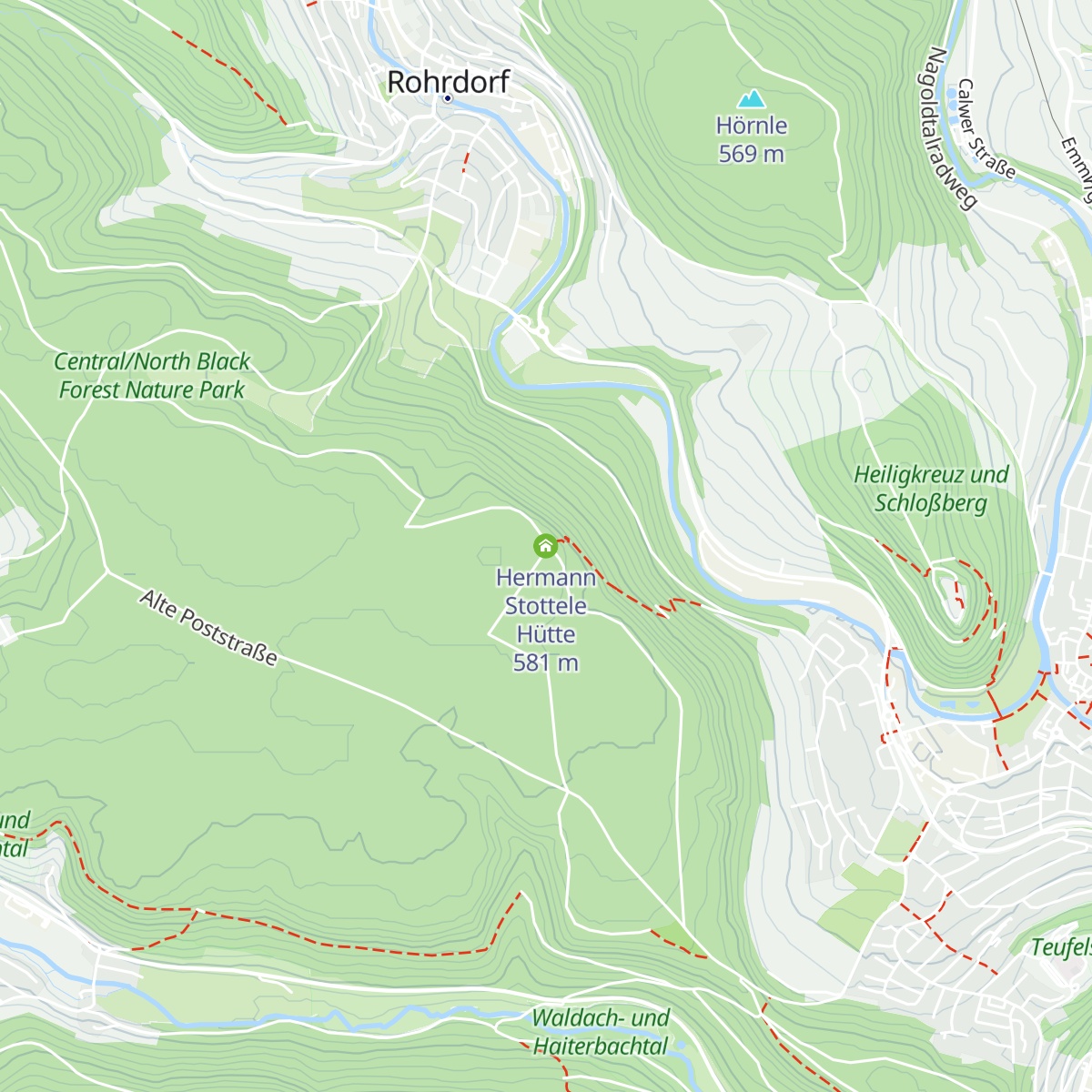 Hermann Stottele Hütte map
