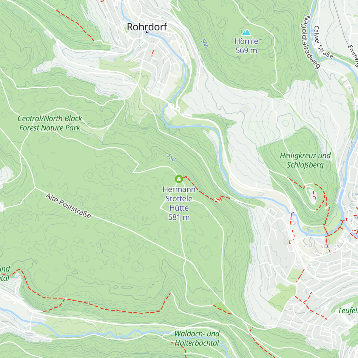 Hermann Stottele Hütte map