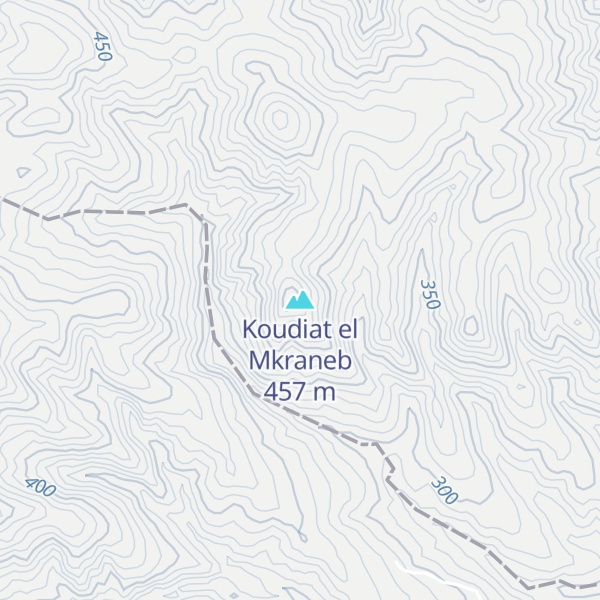 Map of Koudiat el Mkraneb