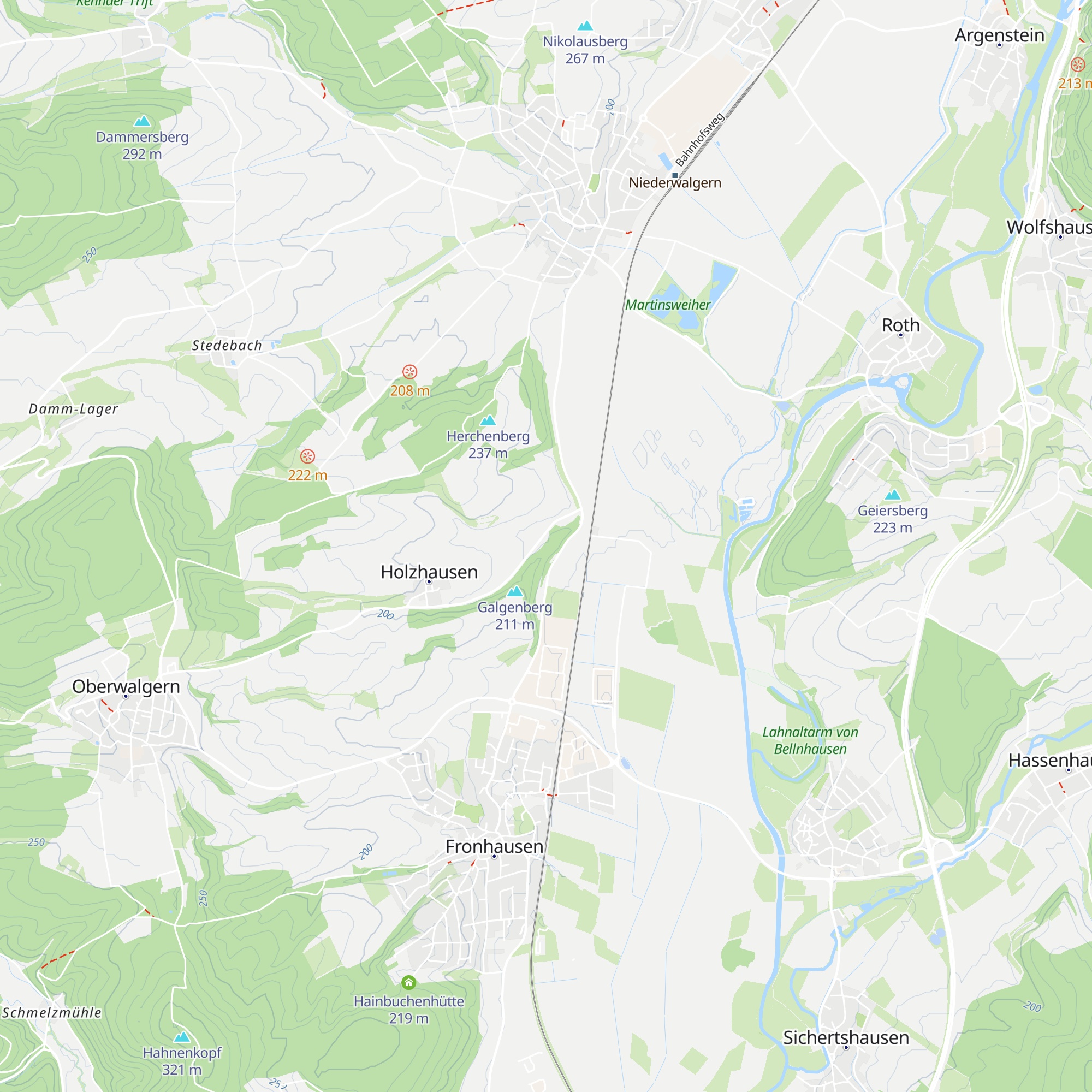 Lahntal Schutzhütte map
