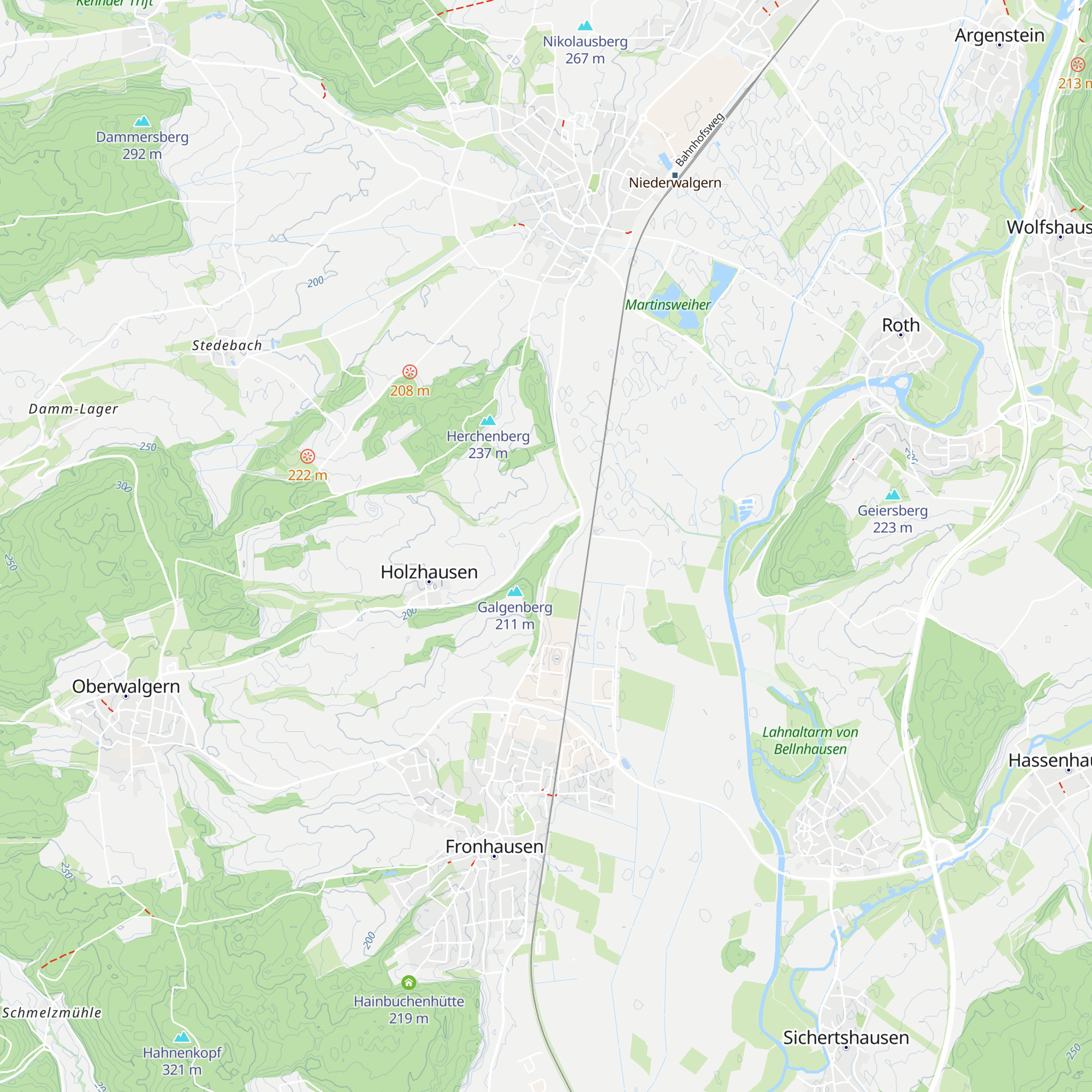 Lahntal Schutzhütte map