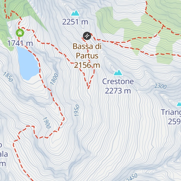 Map of Alpe Piatt