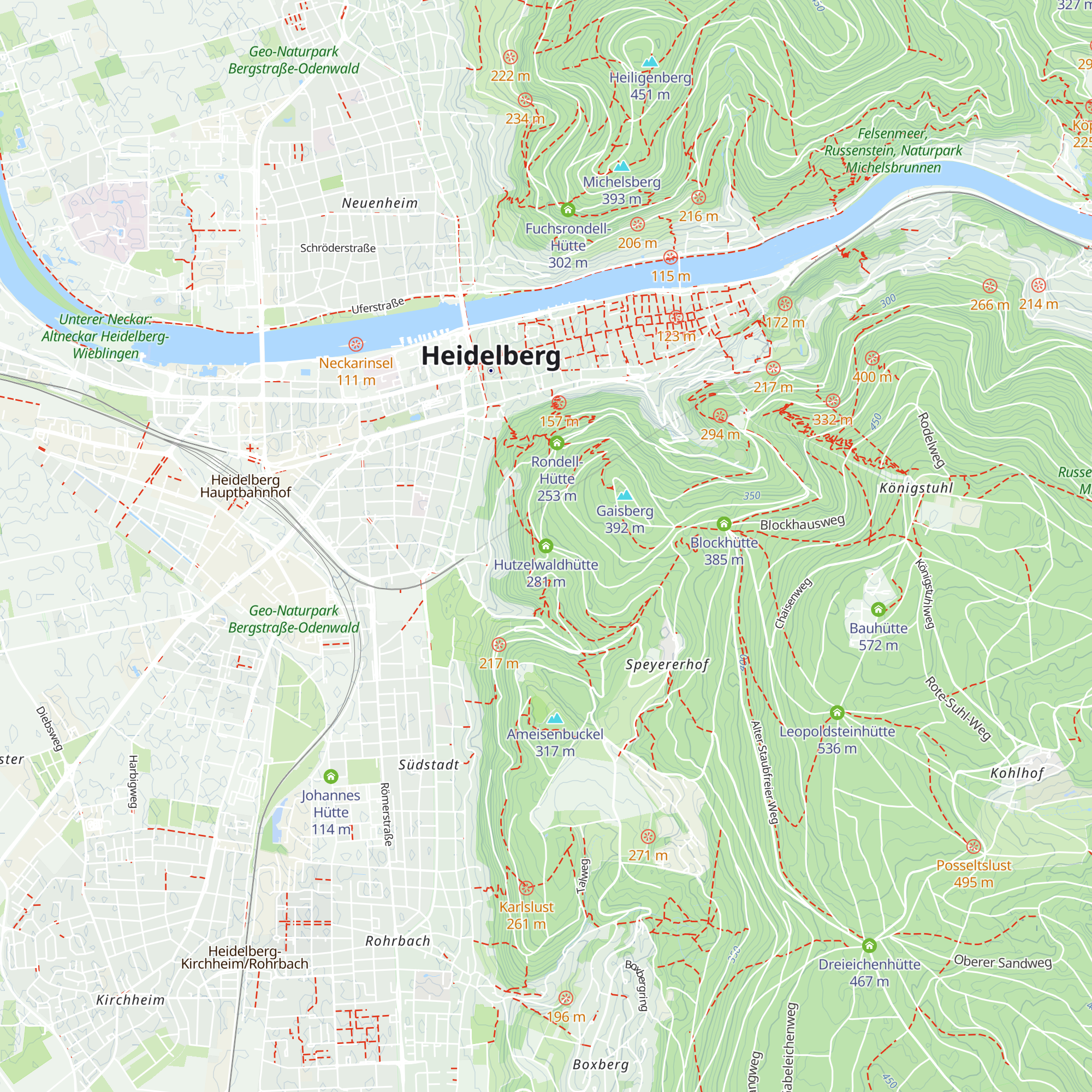 Hutzelwaldhütte map