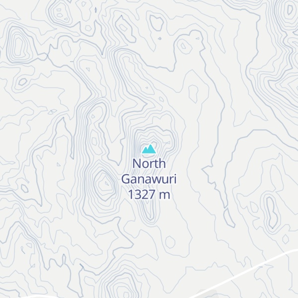 Map of North Ganawuri