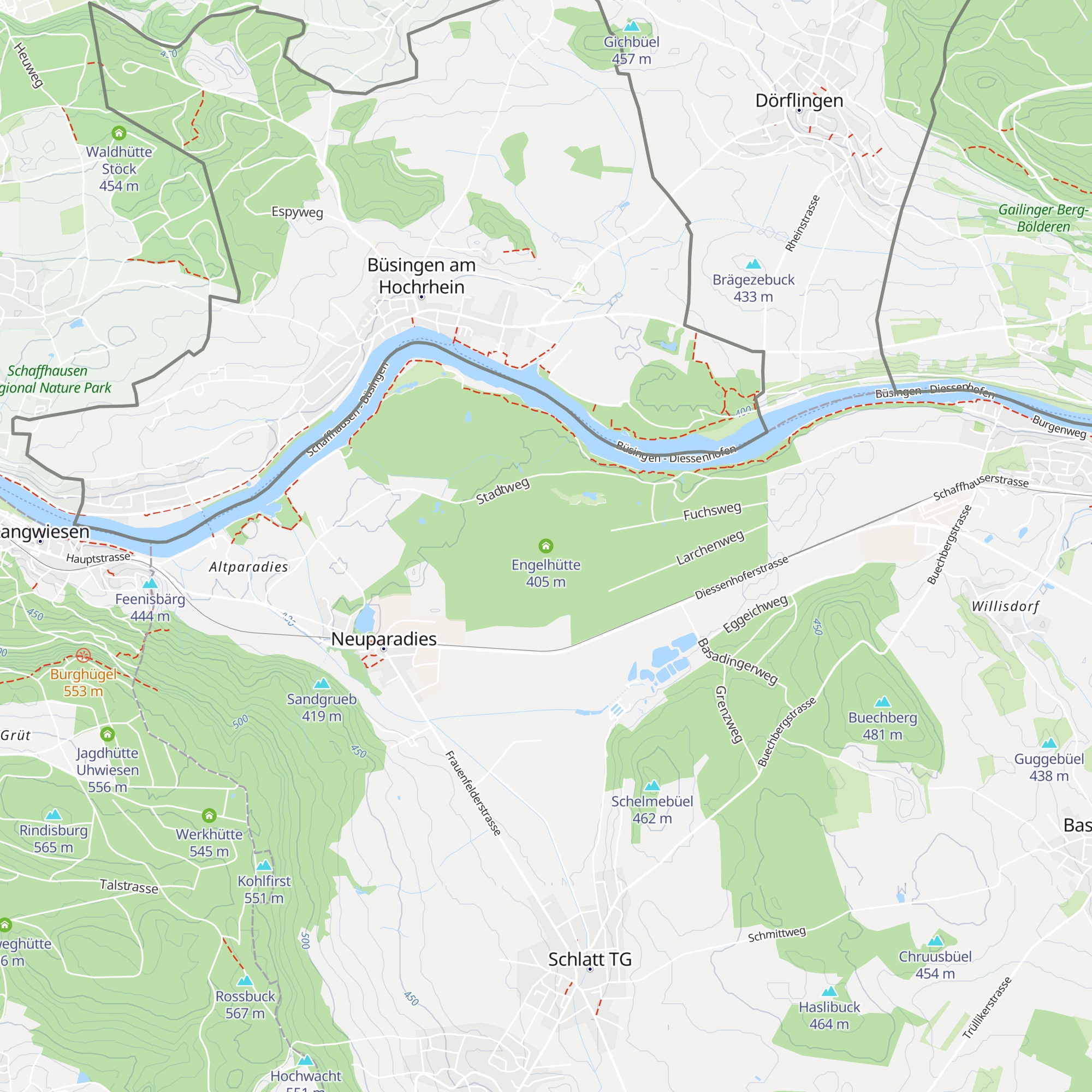 Engelhütte map