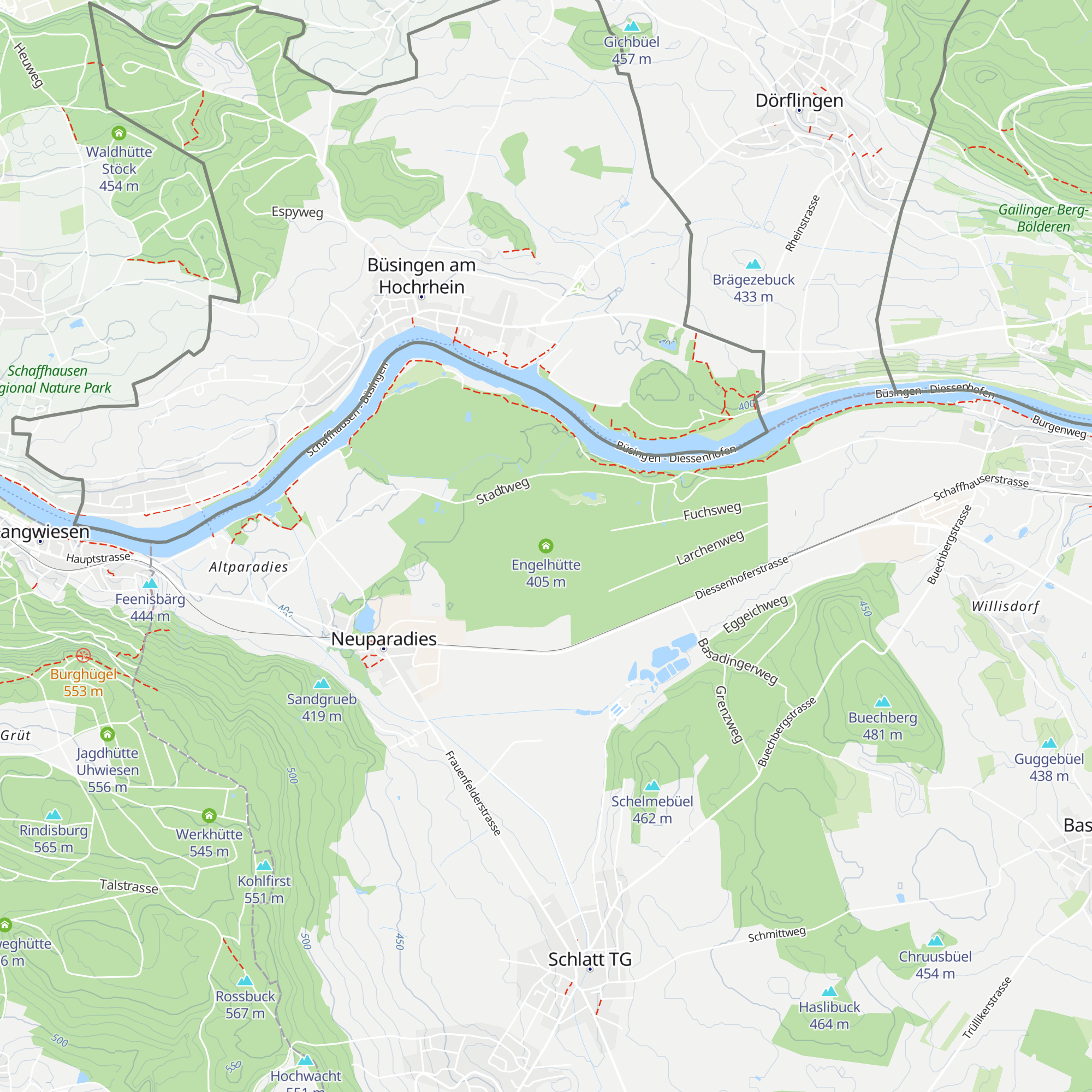 Engelhütte map