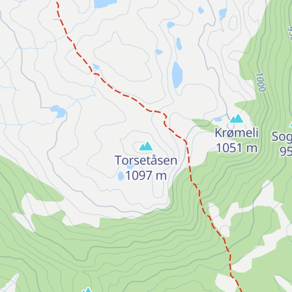 Map of Torsetåsen